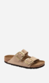 Birkenstock Arizona Big Buckle Nubuck Regular Sandal - Sandcastle