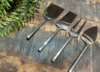 Blue Goose Hexagon Handle Cheese Knife Set of 4