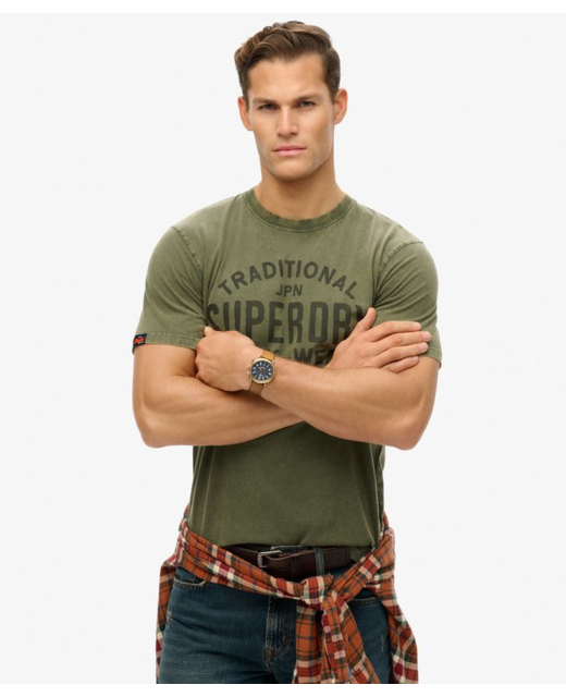 Superdry Machined Goods Workwear Tee