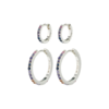 Pilgrim Reign Recycled Hoops 2-in-1 Set
