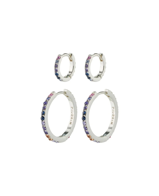 Pilgrim Reign Recycled Hoops 2-in-1 Set