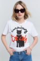 Karen Walker Cat Lady Organic Cotton T-Shirt
