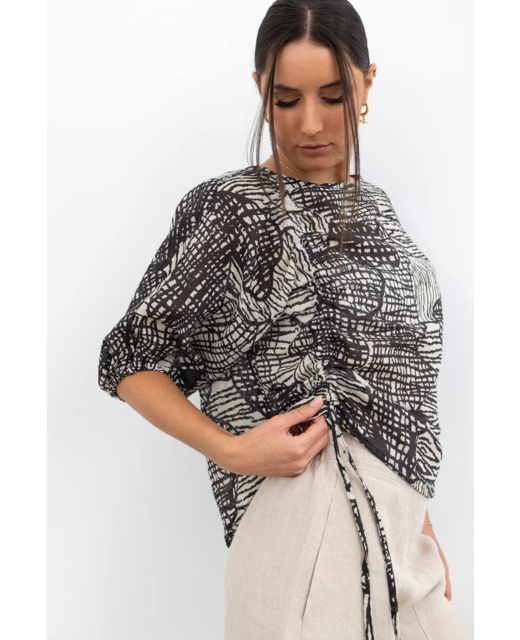 XLab Pixelated Pattern Top