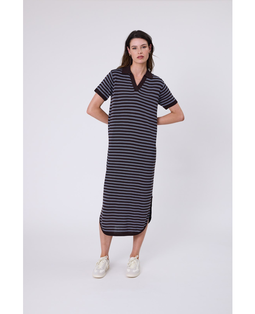 Marlow Chime Knit Polo Dress