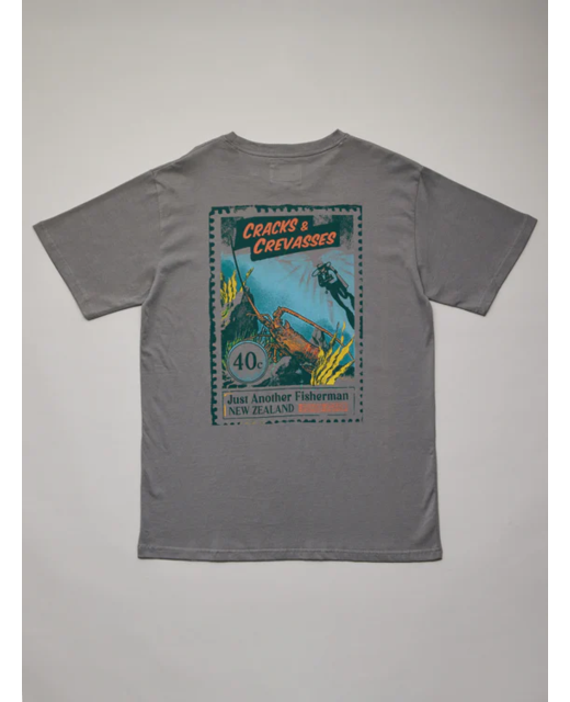 Just Another Fisherman Cracks & Crevasses Sea Tee
