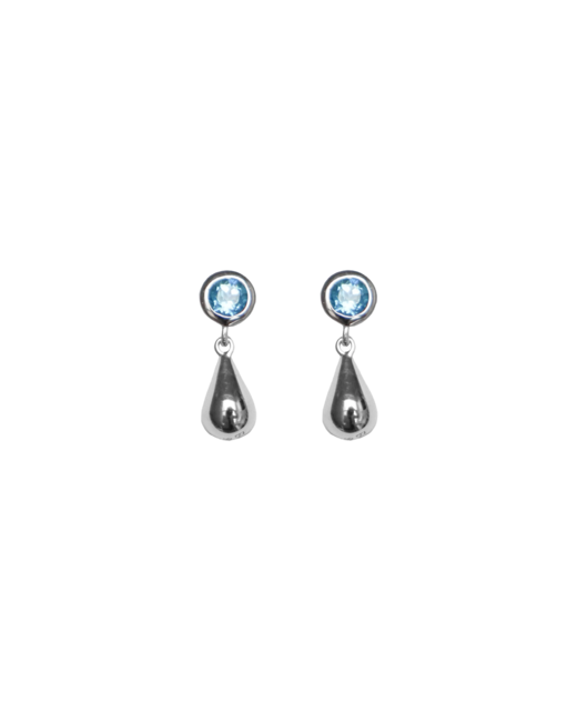 Boh Runga Droplet Topaz Studs