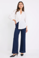Ivy & Jack Ornamental Lace Insert Shirt