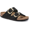 Birkenstock Arizona Big Buckle Nubuck Regular Sandal - Black