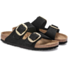 Birkenstock Arizona Big Buckle Nubuck Regular Sandal - Black