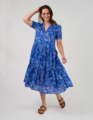 Stella + Gemma Maxine Dress - Corfu Cobalt