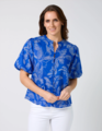 Stella + Gemma Tamara Blouse - Corfu Cobalt