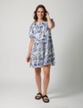 Stella + Gemma Olive Dress - Grecian Paisley