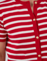 Stella + Gemma Rue Cardi - Red/White