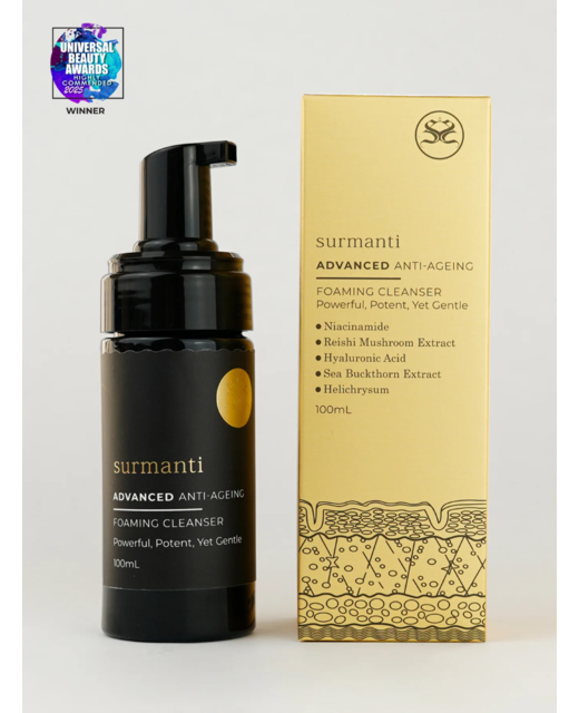 Surmanti ADVANCED Anti-Ageing Foaming Cleanser - 100mL