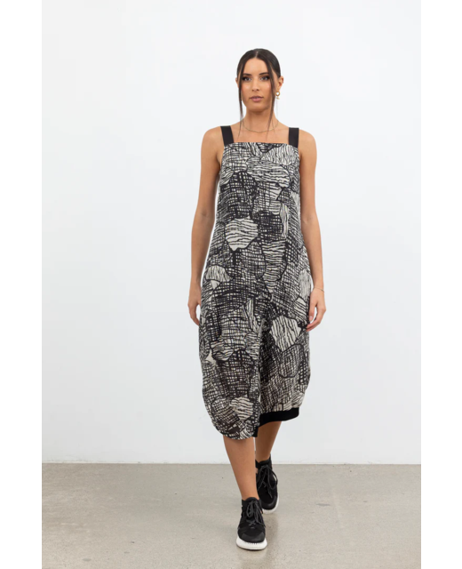 XLab Pixelated Pattern Dress