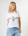Stella + Gemma Classic Tee - White Silver Crossing