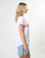 Stella + Gemma Classic Tee - White Silver Crossing