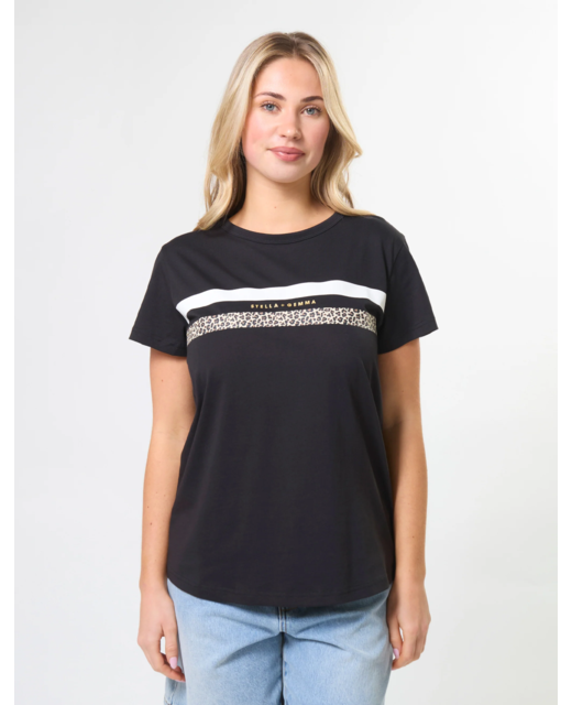 Stella + Gemma Classic Tee - Black True Icon Stripe