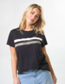Stella + Gemma Classic Tee - Black True Icon Stripe