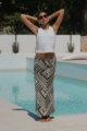 Stories Be Told Departure Bias Maxi Skirt