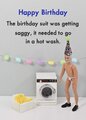 Livewires Hot Wash Birthday Card