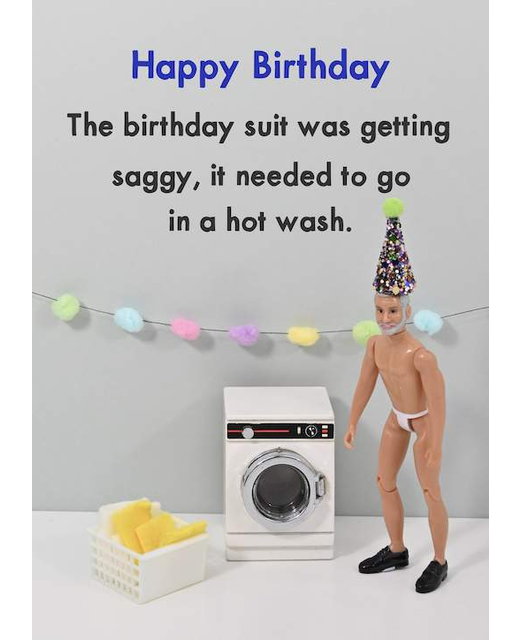 Livewires Hot Wash Birthday Card