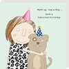 Rosie Made a Thing Hug a Dog Card