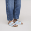 Birkenstock Arizona Birkibuck Regular Sandal - Finished Sky