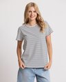 Stella + Gemma Classic Stripe Tee - White/Navy Stripe