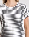 Stella + Gemma Classic Stripe Tee - White/Navy Stripe