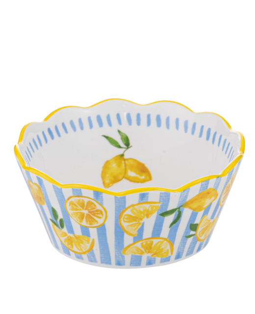Ladelle Capri Lemon Scallop Bowl