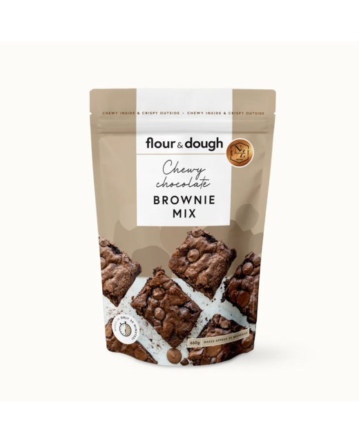 Flour & Dough Chewy Chocolate Brownie Baking Mix