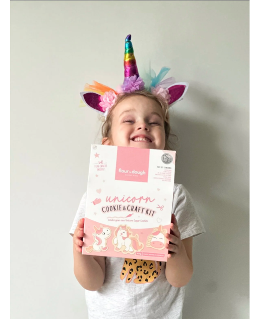 Flour & Dough Unicorn Cookie & Craft Kit