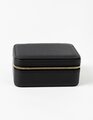 Stella + Gemma Large Rectangle Jewel Box - Black