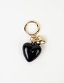 Stella + Gemma Black Heart Bag/Key Charm