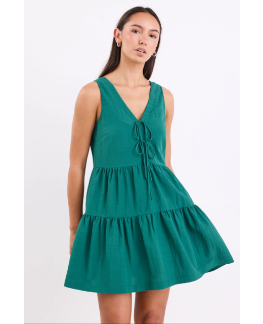 Ivy & Jack Pivot Tiered Mini Dress