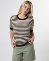 Stella + Gemma Charly Knit - Sand Stripe