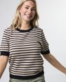 Stella + Gemma Charly Knit - Sand Stripe