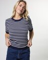 Stella + Gemma Charly Knit - Navy Stripe
