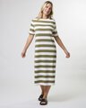 Stella + Gemma Sandy Dress - Khaki Stripe
