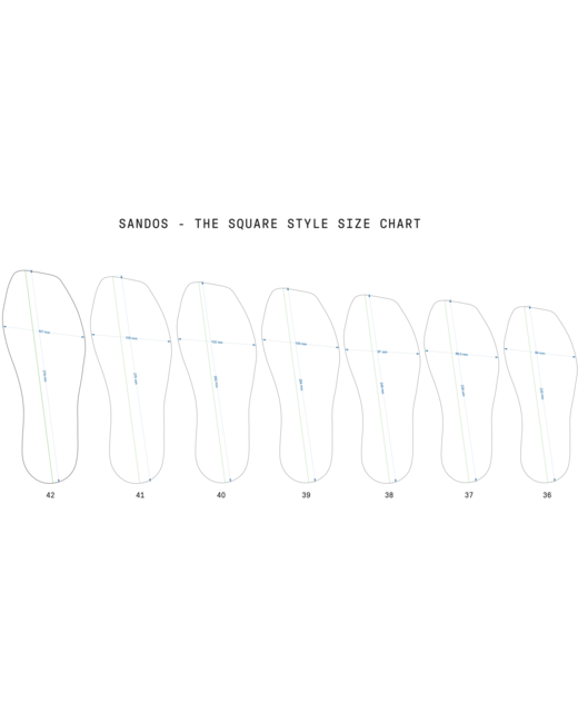 Sandos The Square Jandal