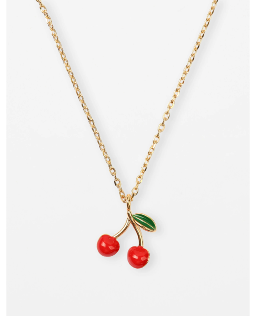 Stella + Gemma Red Cherries Necklace