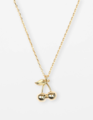 Stella + Gemma Gold Cherries Necklace