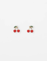 Stella + Gemma Red Cherries Earrings