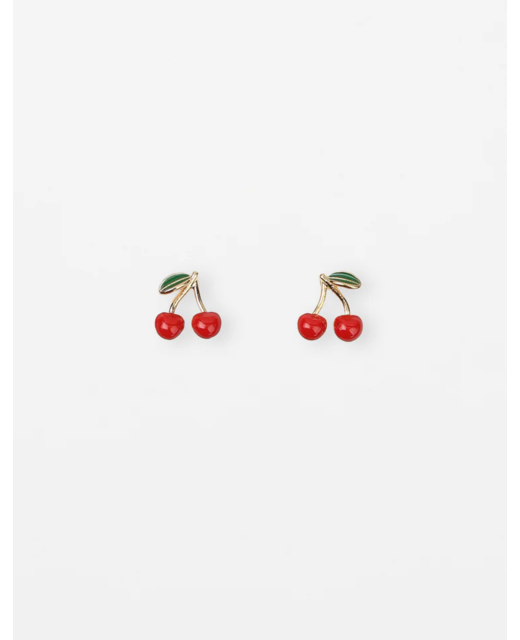 Stella + Gemma Red Cherries Earrings