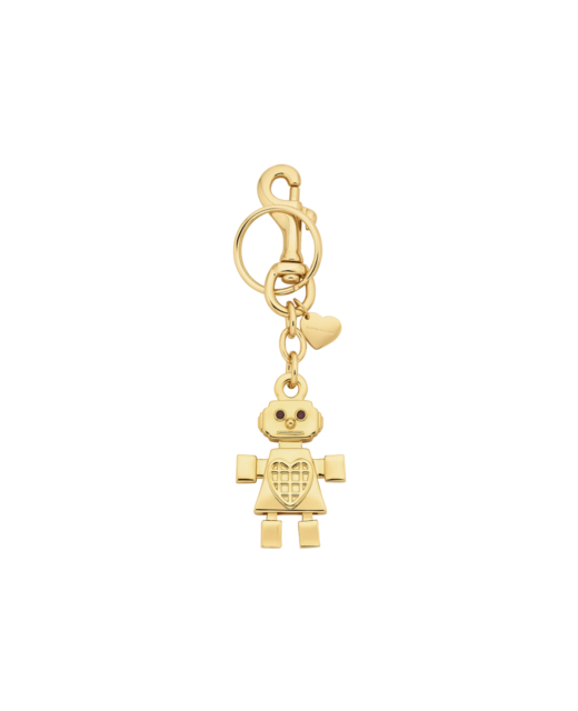 Karen Walker Robot Charm Gold 13.5cm