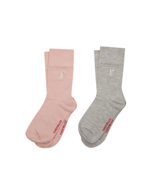 Karen Walker Runaway Embroidered Socks 2pk