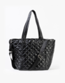Stella + Gemma Quilted Black Tote Bag
