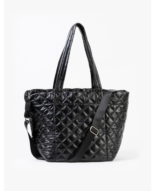 Stella + Gemma Quilted Black Tote Bag