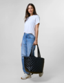 Stella + Gemma Quilted Black Tote Bag